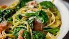 Smoked Salmon & Spinach Pasta