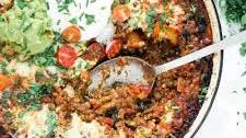 Smoky & Cheesy Vegetable Lentil Bake