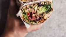 Smoky Tempeh Avocado Wrap (Vegan, Gluten-Free)