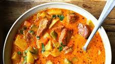 Spanish Potato Soup with Chorizo