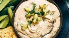 Spicy Dill Pickle Dip with Jalapeno