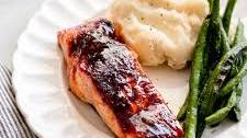 Spicy Maple Glazed Salmon