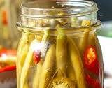 Spicy Pickled Green Beans (low carb)