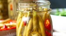 Spicy Pickled Green Beans (low carb)