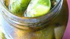Spicy Pickled Green Tomatoes