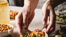 Spicy Pineapple Roasted Chickpea Tacos (Vegan)