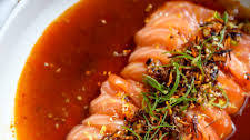 Spicy Salmon Crudo & Carrots