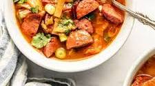 Spicy Sausage and Cabbage Soup