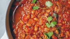 Spicy Vegetarian Pinto Bean Chili