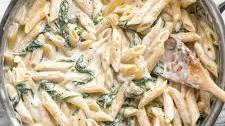 Spinach Alfredo Pasta