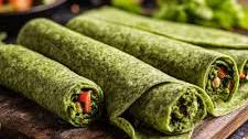 Spinach Chickpea Tortillas