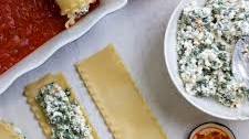 Spinach Lasagna Roll-Ups