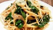 Spinach Linguine in 15 Minutes