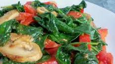 Spinach and Mushroom Stir Fry