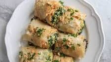 Spinach and Ricotta Spanakopita Rolls