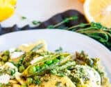 Spring Pea Asparagus Ricotta Ravioli