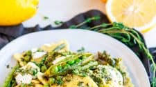 Spring Pea Asparagus Ricotta Ravioli