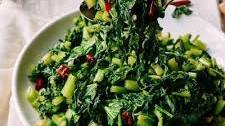 Stir-fried Chinese Mustard Greens (Xuelihong)