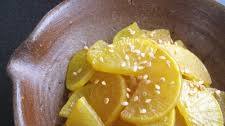 Stir-fried ‘Takuan’ (Pickled Daikon)