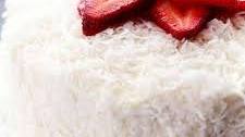 Strawberry Coconut Cream Cake with Coconut Cream Cheese Frosting