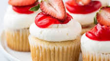 Strawberry Shortcake Cupcakes
