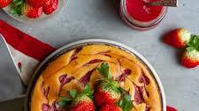 Strawberry Swirl Cheesecake