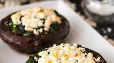 Stuffed Portobello Mushrooms with Spinach and Feta