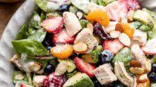 Summer Dinner Recipe: Fresh Strawberry Chicken Salad