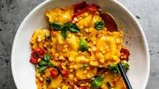 Summer Harvest Cheese Ravioli + Lemon Butter