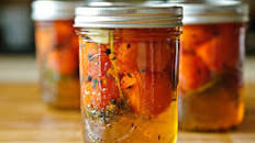 Sweet Pickled Cherry Tomatoes