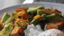Sweet Potato Avocado Hash