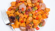 Sweet Potato & Chicken Sausage Hash