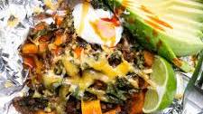 Sweet Potato Foil Packet Tacos