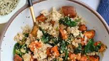 Sweet Potato Quinoa Bowls with Almond Sauce