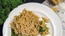 Sweet Potato Spaetzle with Kale Pesto