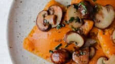 Sweet Potato and Spinach Ravioli