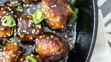 Sweet and Spicy Asian Meatballs