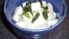 Sweet and sour pickled turnip Japanese style