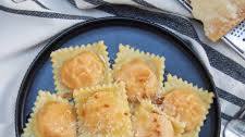 Sweet potato ravioli