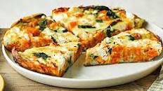 Sweet potato, spinach & feta tortilla