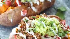 Taco Stuffed Sweet Potatoes