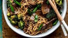 Teriyaki Beef & Broccoli Noodle Bowls