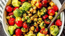 Tomato Avocado Chickpea Salad