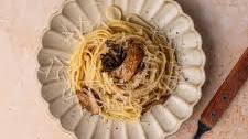 Truffle Oil Pasta with Mushroom Medley