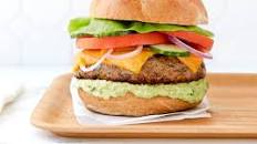 Turkey Burger with FAGE Total Avocado Spread