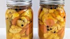 Turmeric Pickled Cauliflower & Carrots