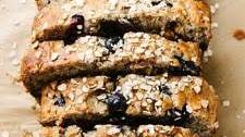 VEGAN BLUEBERRY BANANA OAT BREAD