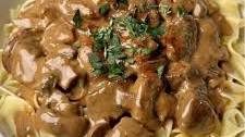 Vegan Beef Stroganoff