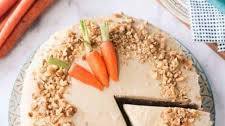 Vegan Carrot Cake Recipe with Cashew Cream Cheese Frosting