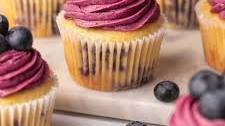 Vegan Lemon Blueberry Cupcakes
